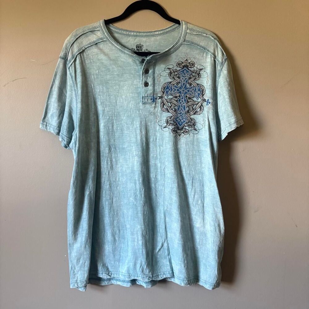 Helix Men's Blue T-shirt